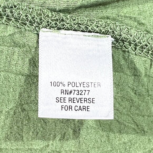 Basic Tank Top | Spaghetti Strap | Textured | Green | Medium | Y2K | Women - Picture 11 of 12